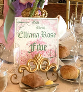Dalmazio Design Storybook Table Sign w/ Easel Rental